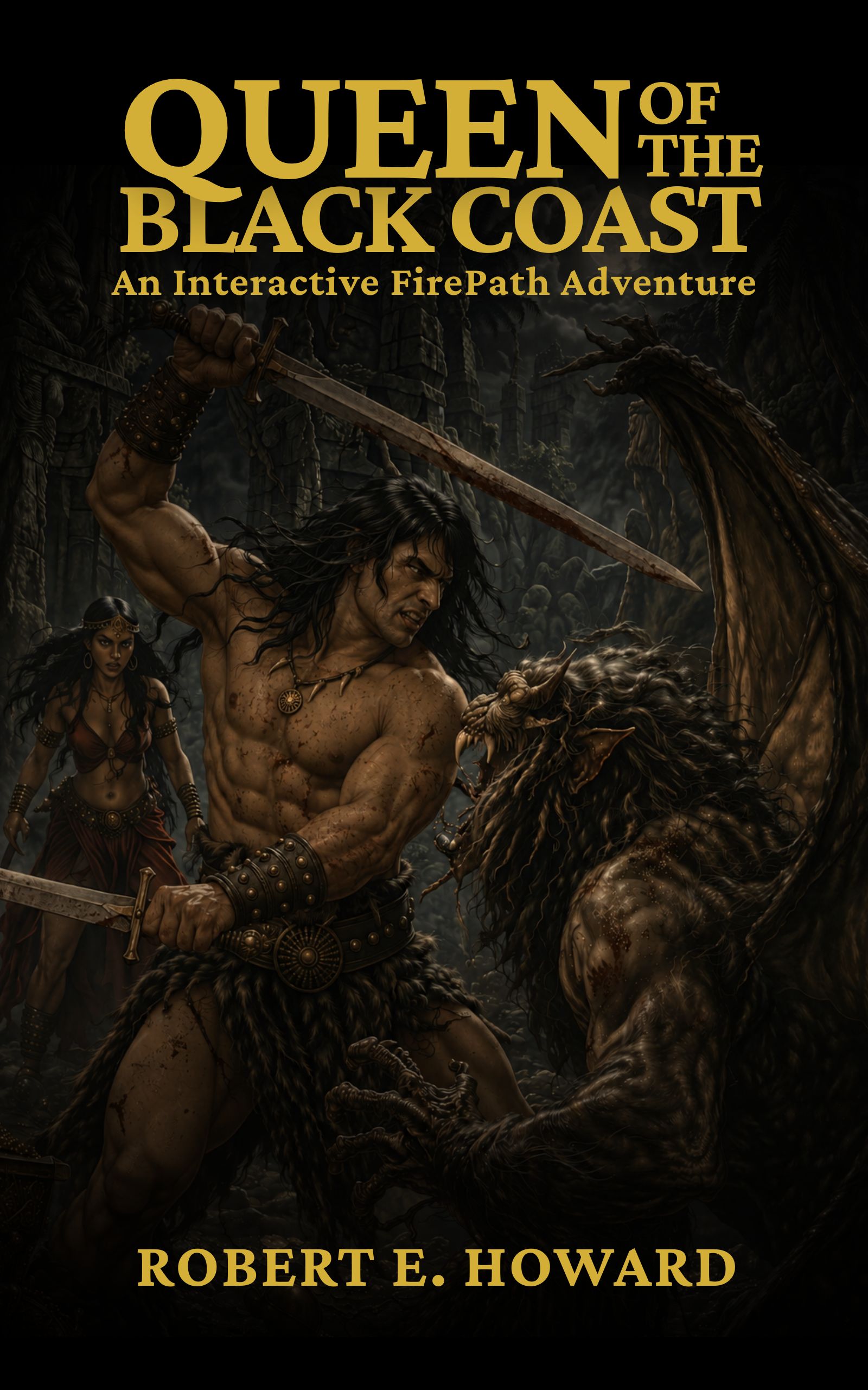FRONT COVER - Queen of the Black Coast